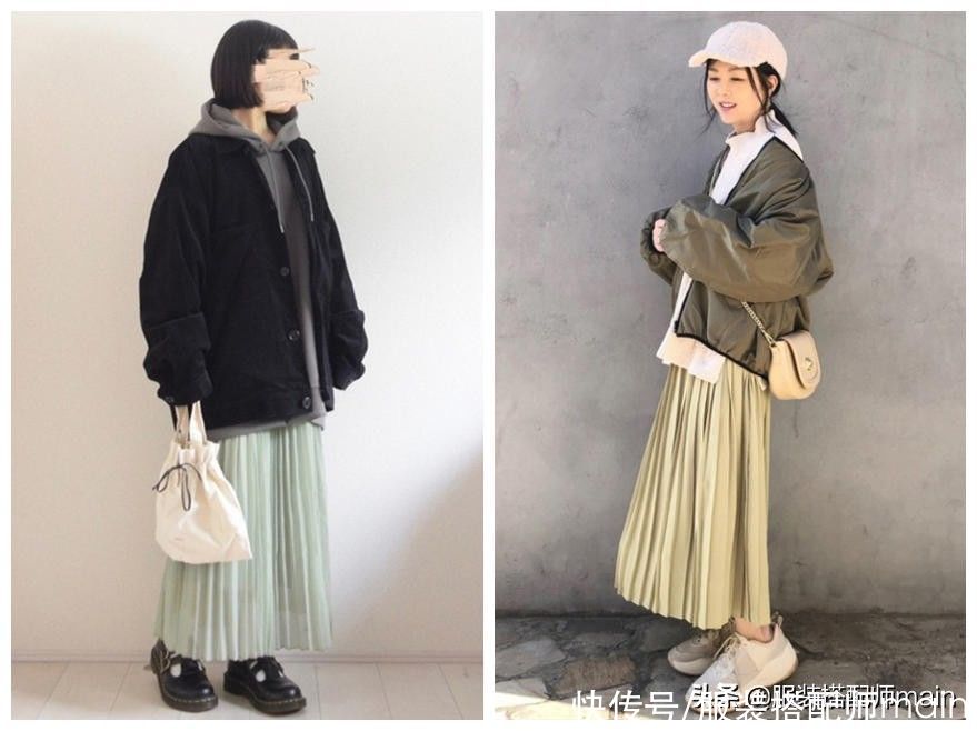 百褶裙怎么穿才“高级”？瞧瞧日本女人的穿搭，时髦又显气质