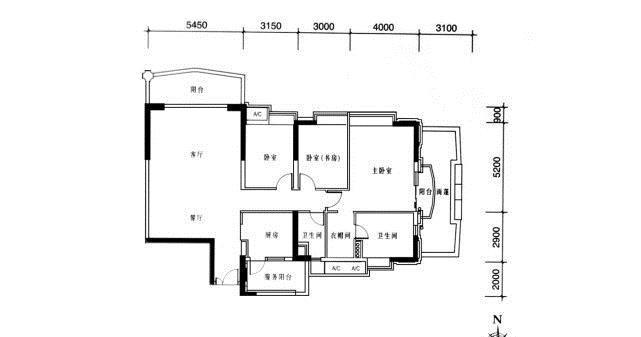 古典|84平新古典二居室看不到亮丽的家具，更像美式的复古味道