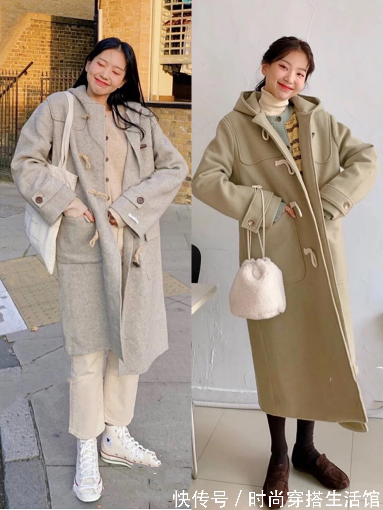 饱和度|被这个韩国小姐姐圈粉了,这样穿大衣时髦又好看,你买了吗?