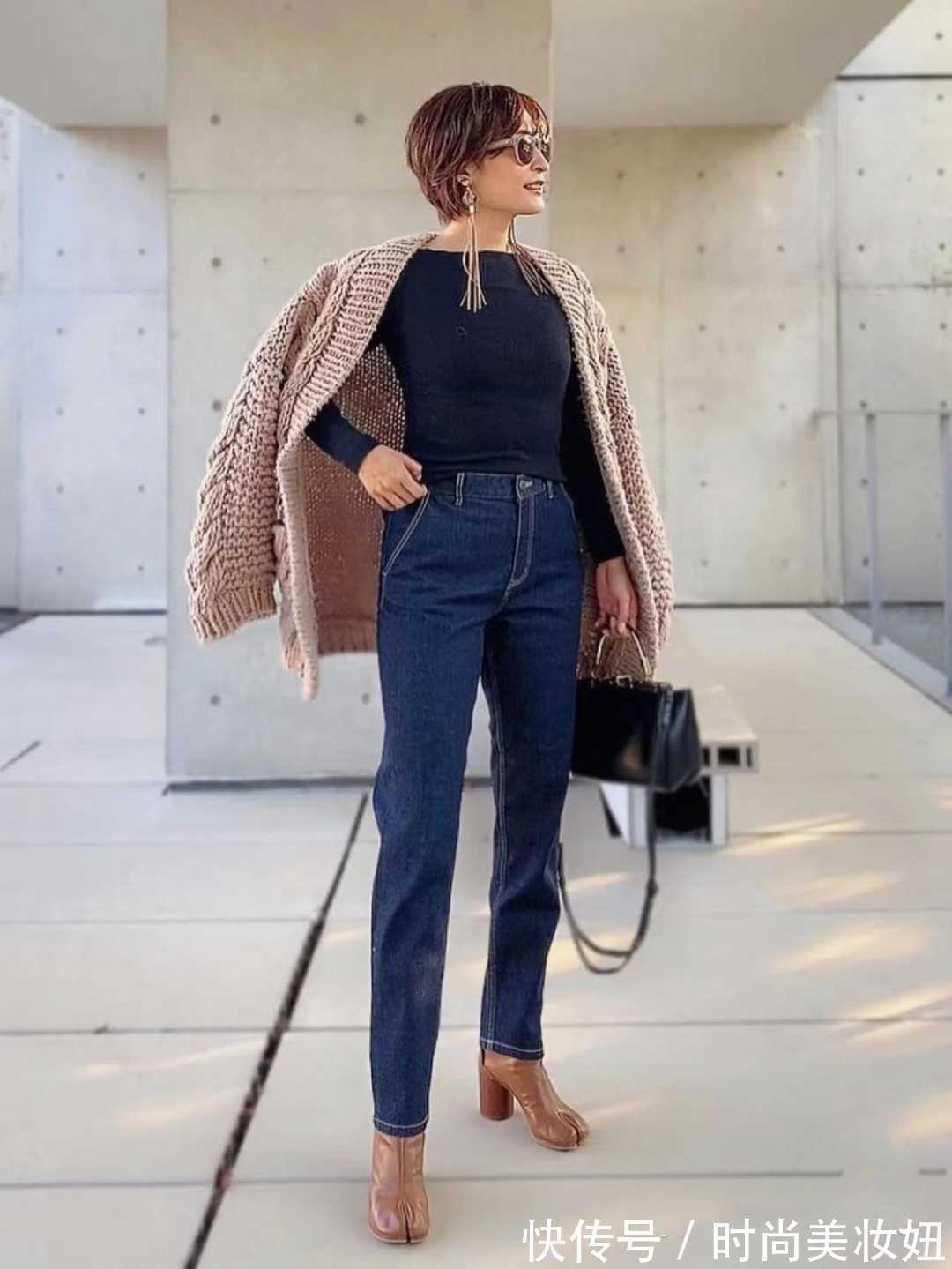日系风|论穿搭只服日系风,简洁耐看不过时,40岁女人穿气质又有品味