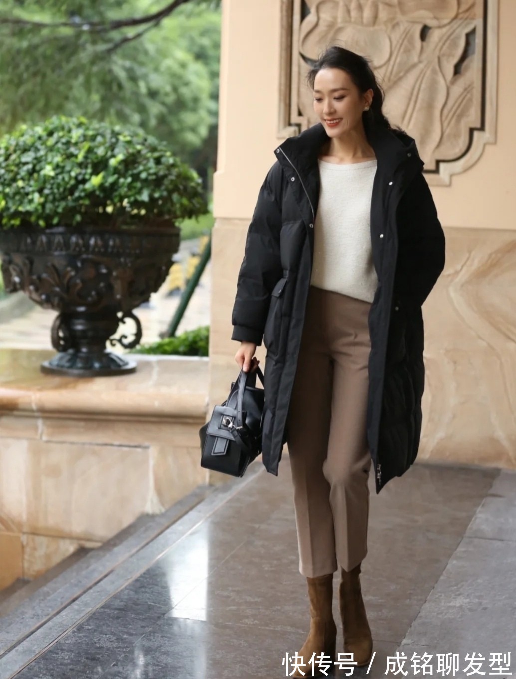 女人 女人不管四十还是五十,建议多穿“九分裤+短靴”,显腿长又显高