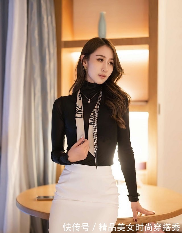 穿搭 简约大方的黑白职场穿搭,给人一种干练的感觉却又不是性感时尚