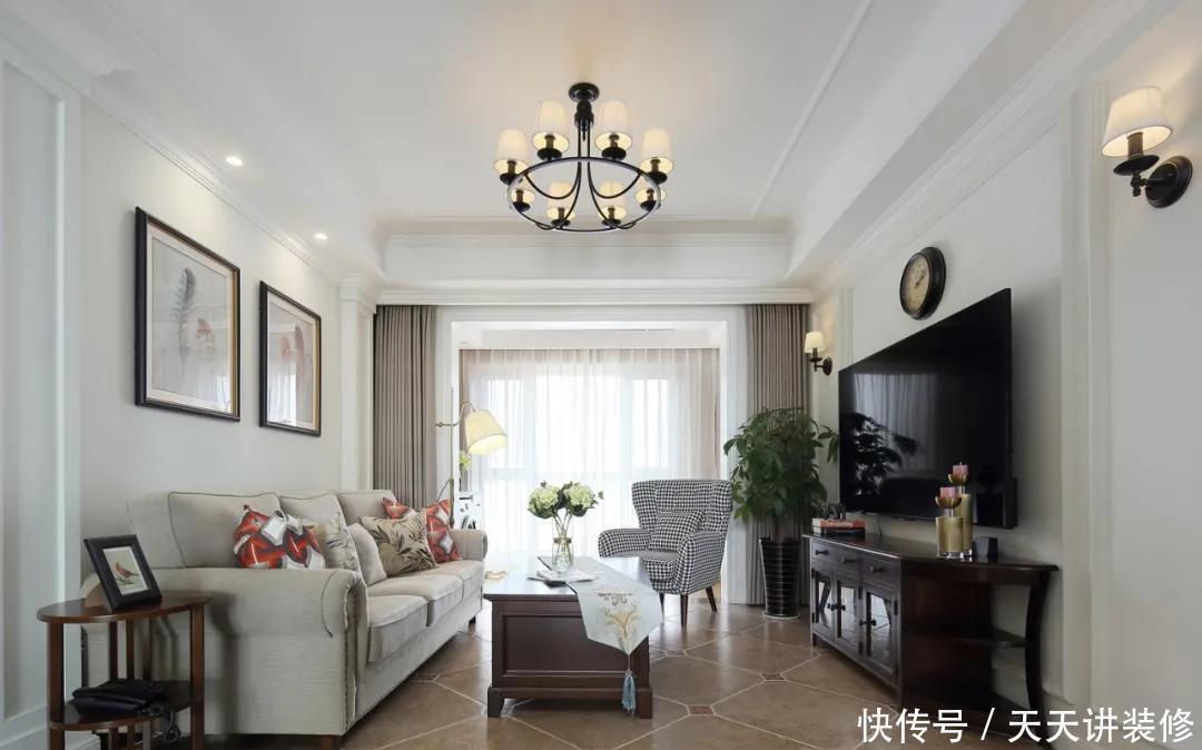 现代|127㎡现代美式风格新房装修,浪漫优雅简洁大方!