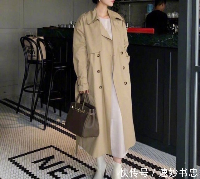 简约 风衣,我喜欢这样穿!简约精致又贼拉风,上街后非常吸睛!