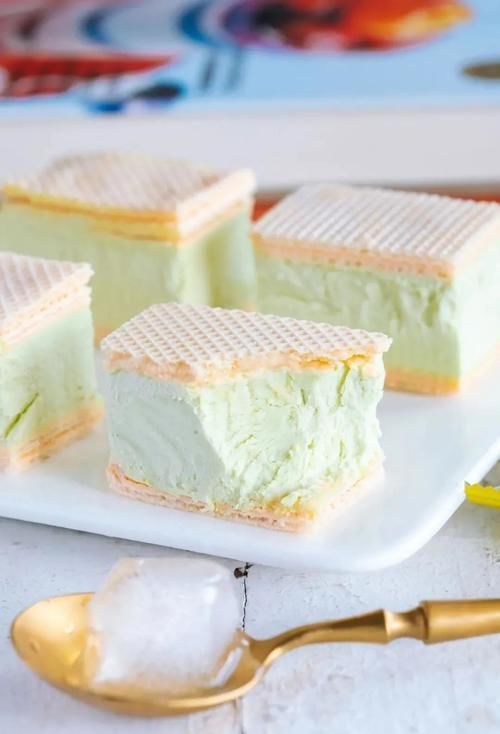 优美之开心果威化雪糕,20分钟搞定这款令人垂涎的甜品