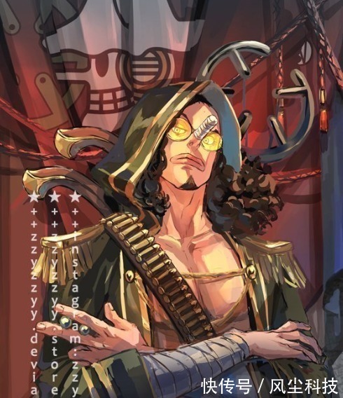 布鲁克|当海贼王主角们穿起制服,娜美身材诱人,山治变成严厉的长官