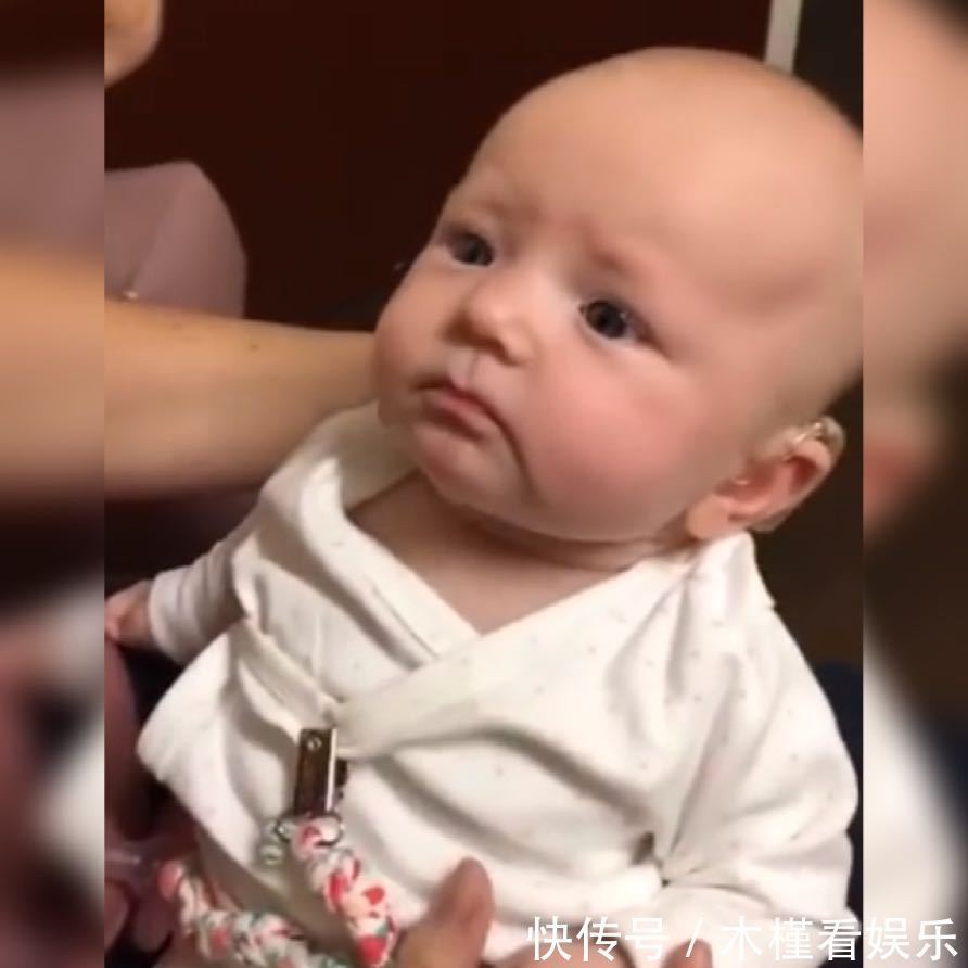备孕期|失聪宝宝带上助听器后,第一次听到妈妈的声音,那小表情真的好暖
