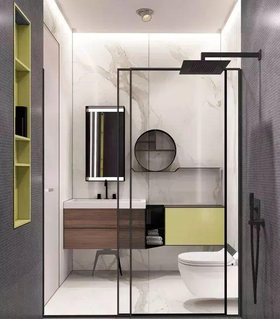 洗手盆|卫生间的10个设计原则,让小卫生间装出豪宅的大气感!