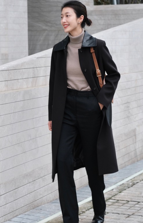 西装裤|针织衫怎么穿保暖又高级?借鉴这几组穿搭,洋气温柔又显气质