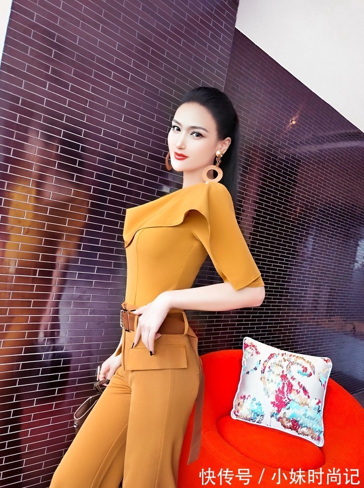 收腰|杏色缤纷套装,女人味十足收腰显瘦,靓丽时髦