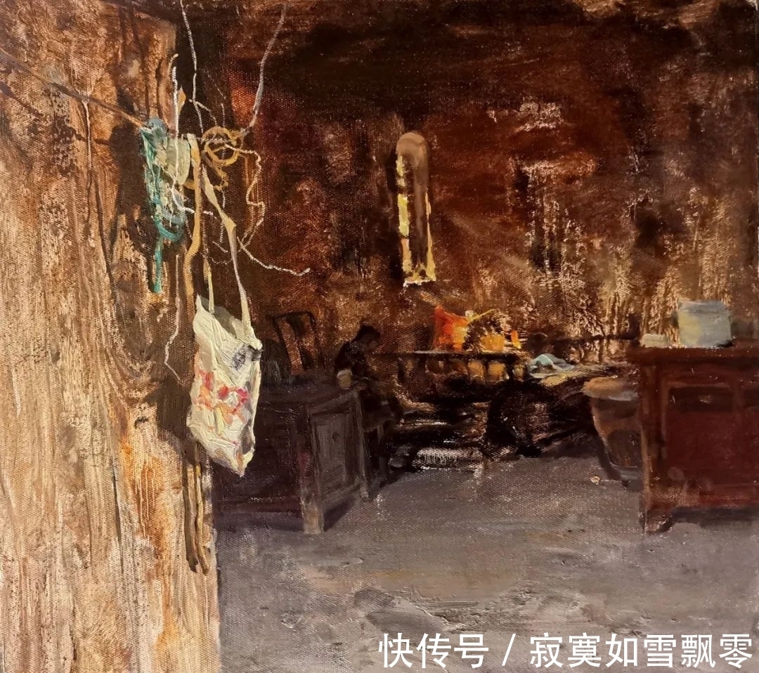 中国画$画家厉国军参展“写意气象 中国油画展” 展现潮起潮落的岁月印记