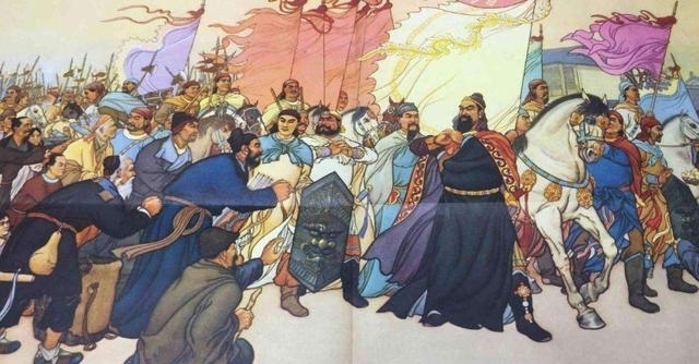 送行|李世民执意处斩单雄信,徐懋功拿一块肉替他送行,为大唐埋下祸根