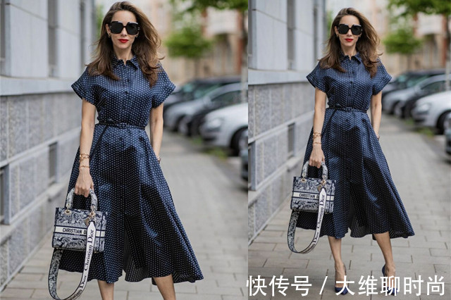 tips|中年女人的穿衣法则，不要放弃腰部修饰，才能获得显瘦效果