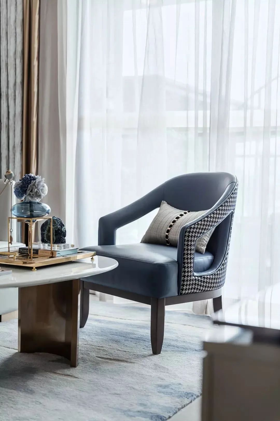 三居室新中式美居，轻奢儒雅的华丽气质|黄石装修 | 三居室