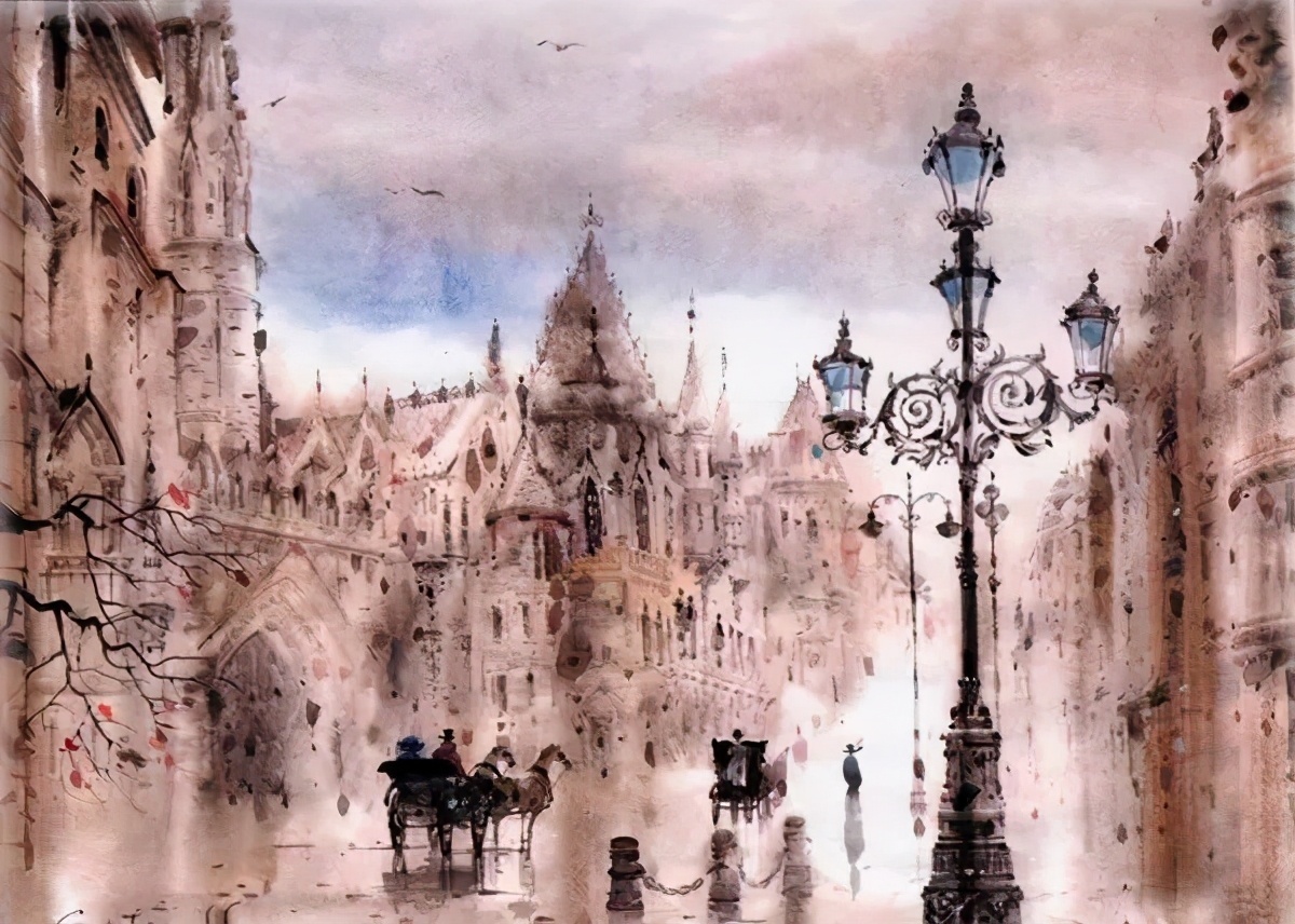 喜欢|诗一样美的俄罗斯水墨画,你也喜欢吗?