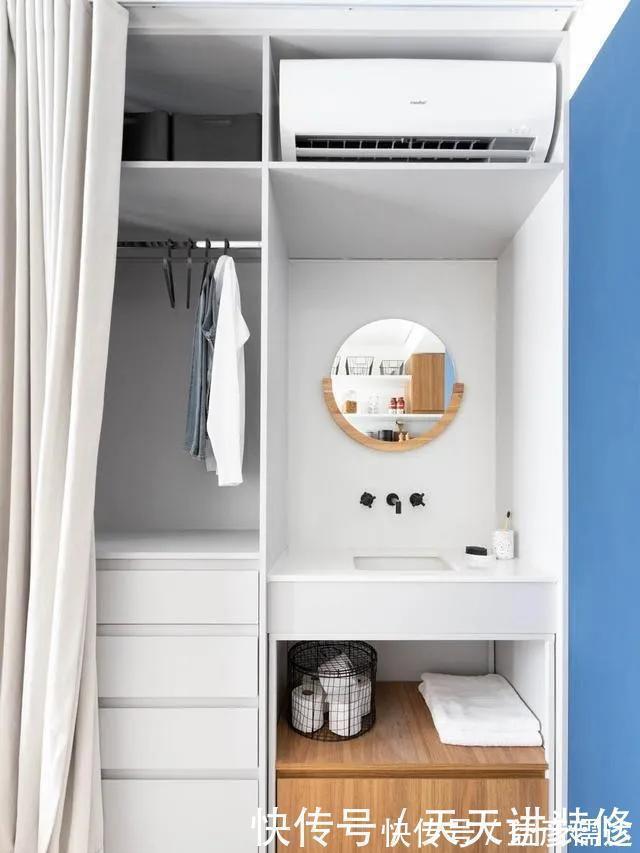 小房子|她的19㎡精致公寓，竟然有三分离卫浴，衣帽间书房一样不少，厉害