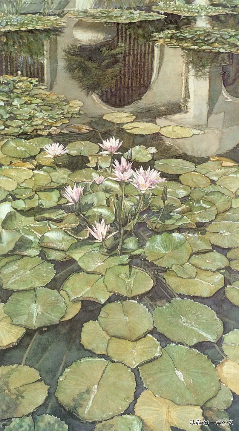 水彩&这位女画家因为一组水彩少女,醉倒多少男人