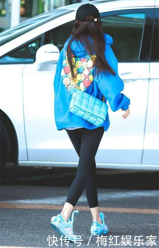 最近火了一种新穿法，“鲨鱼裤+老爹鞋”，显瘦显高！明星都上头