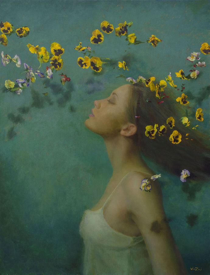 艺术家!色彩的情感表现,美国艺术家迈克尔的绘画作品