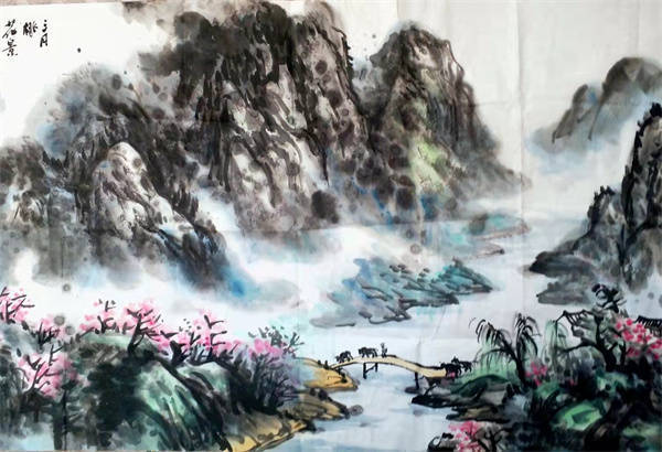 扈恩龄!画家扈恩龄大写意山水作品欣赏