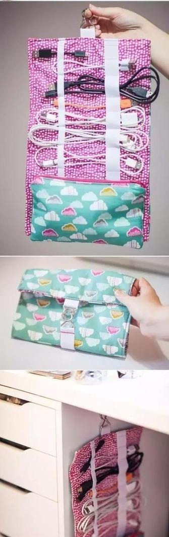 改造|家里旧衣服或布块,别扔了,拿来改造收纳袋,非常的实用!收藏!