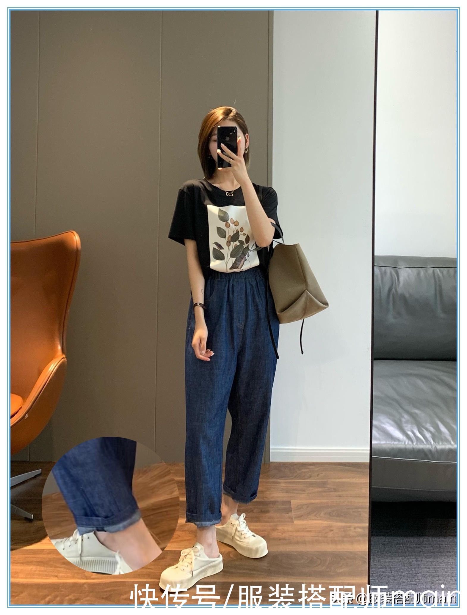 棉麻|今夏必选3条牛仔裤，比短裤凉快比阔腿裤时髦，腿粗胯宽别错过