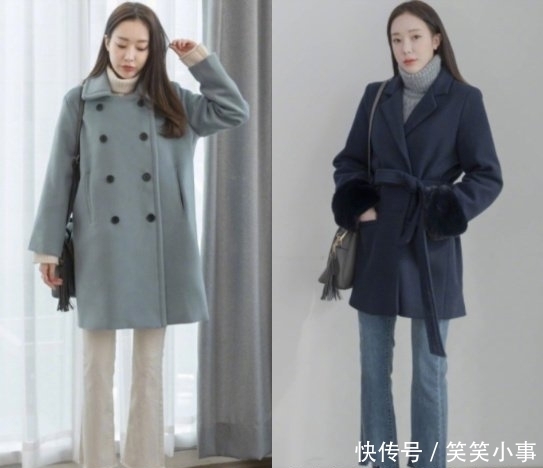 显高|冬季,小个子怎样穿大衣才能显高又显瘦?