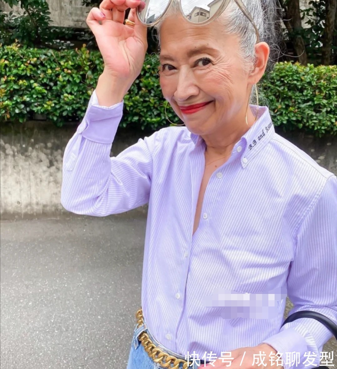 时髦|年过七旬的日本奶奶,穿衣时髦潮范十足,大胆的搭配风格十分吸睛