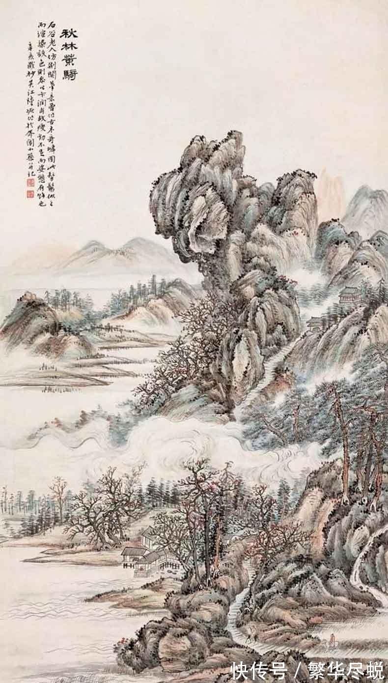 造诣#清代全能画家陆恢，作品之美，刷新你对绘画的认知！