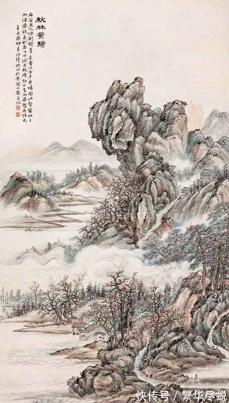 造诣#清代全能画家陆恢,作品之美,刷新你对绘画的认知!