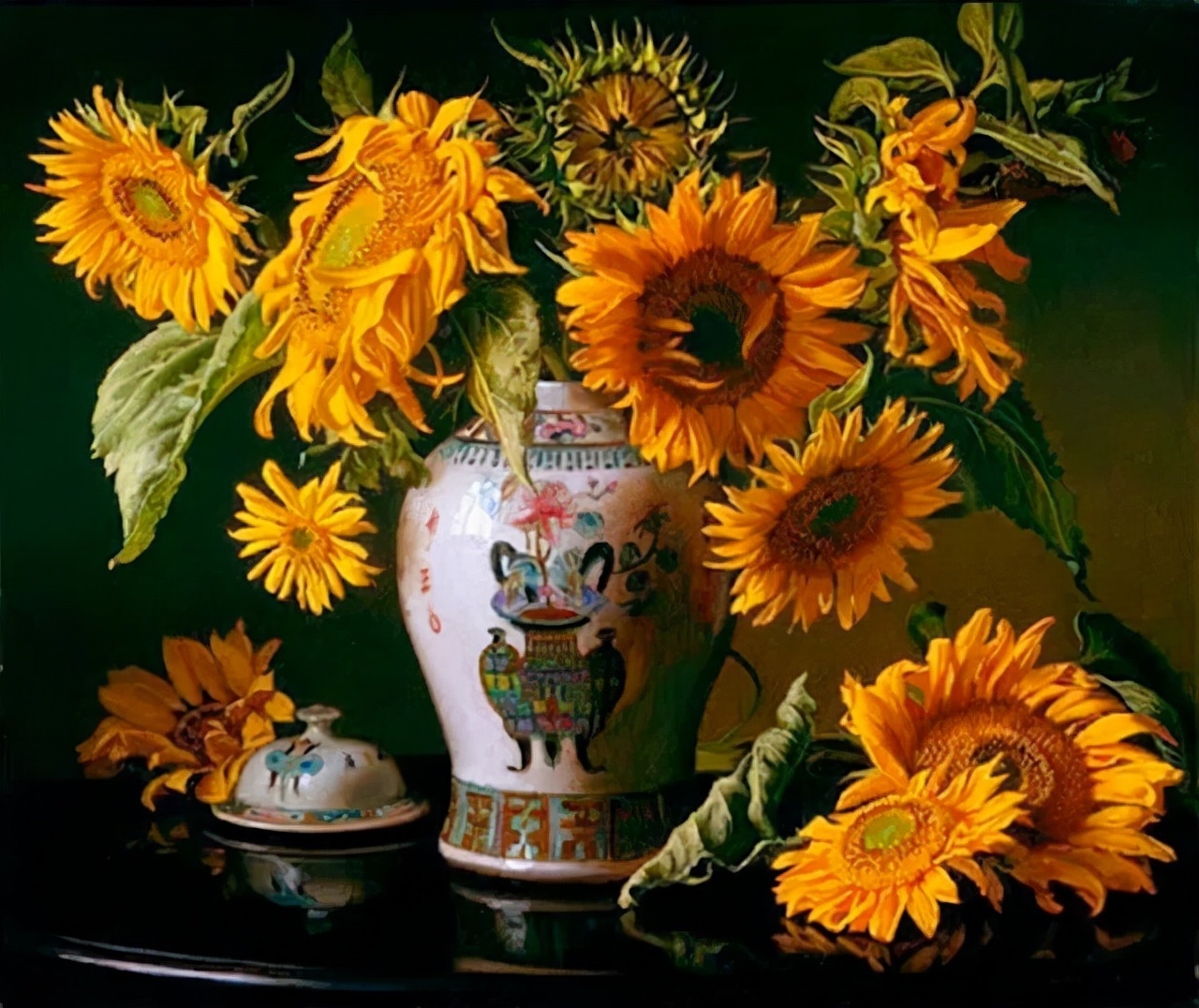 埃文@这色彩、光感、笔触,表现淋漓尽致!他的油画令人陶醉!