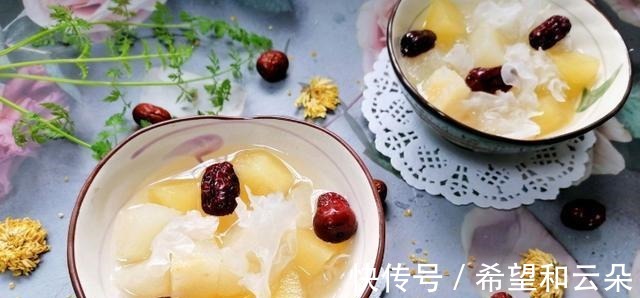 甜汤|干燥咳嗽就来喝这个,加上苹果效果更加好,简单好制作!