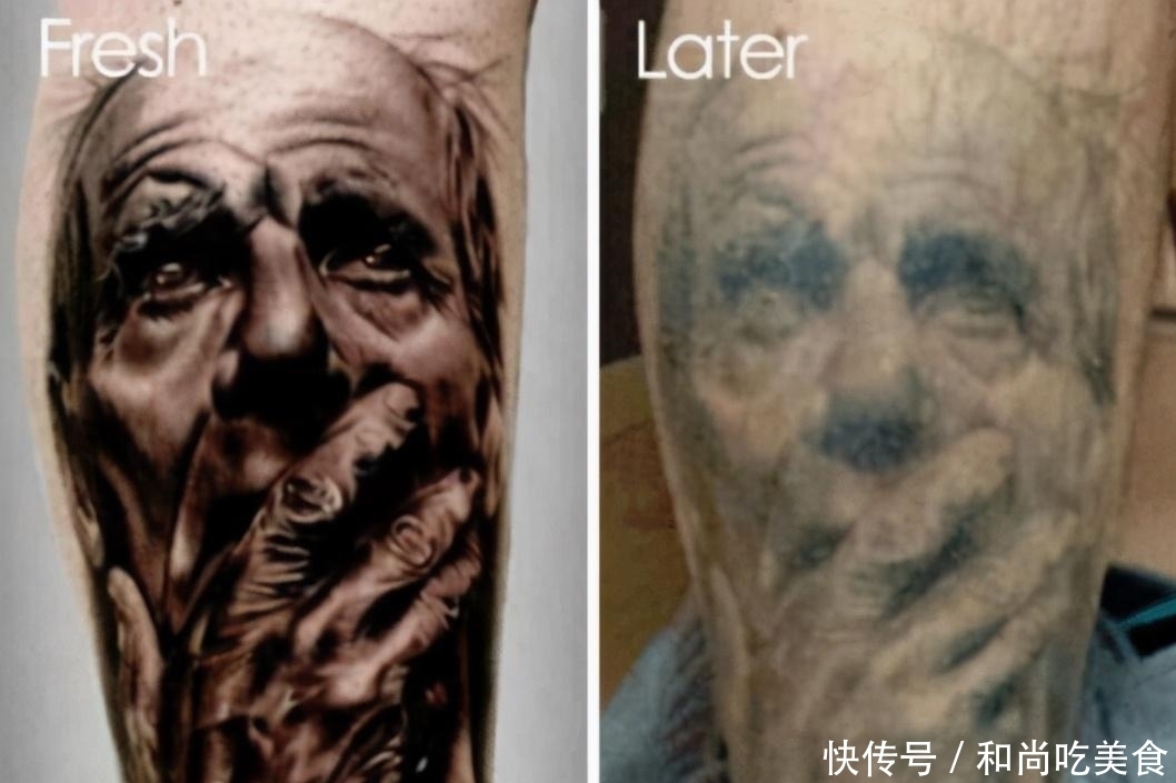 纹身|你知道纹身老了以后会变成什么样子吗?