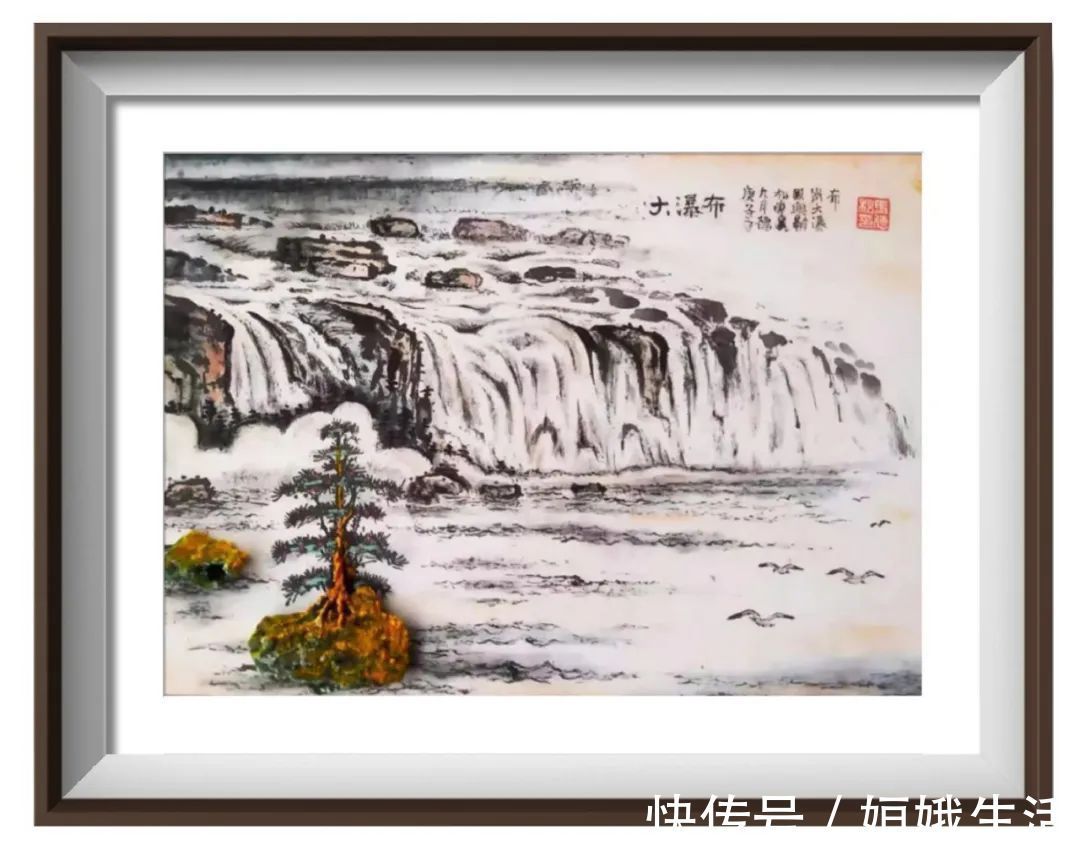 石墨画！翰墨飘香展风采——马德松奇石墨画作品欣赏