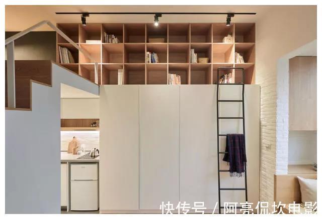 隐藏功能|22㎡迷你户型，装得下「独立卧室+大浴缸+藏书阁」，快来抄作业！