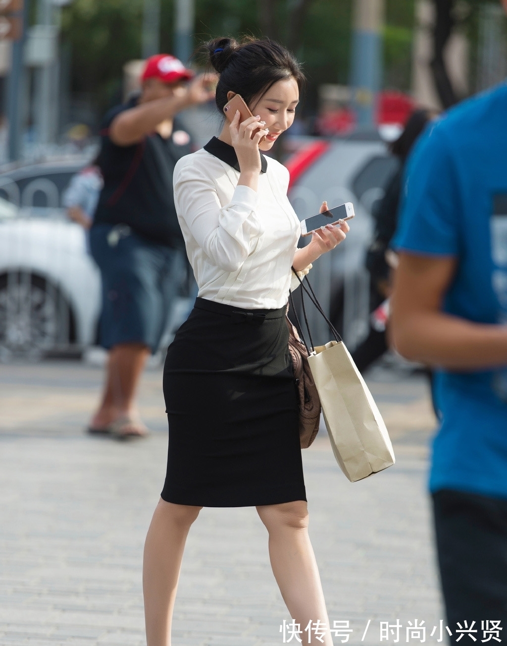 通勤风 气质女生的通勤风半身裙穿搭，兼具优雅与舒适，值得借鉴