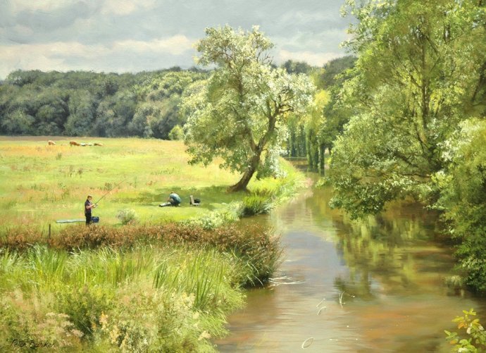 Peter#英国Peter Barker油画风景(二)