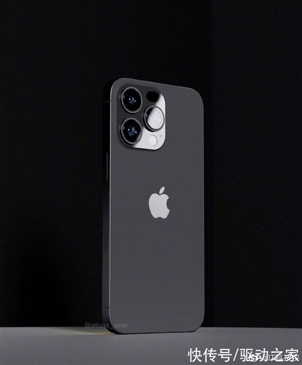 iphone|刘海彻底消失！iPhone 14 Pro太空黑概念渲染图曝光：感叹号挖孔、直角边框
