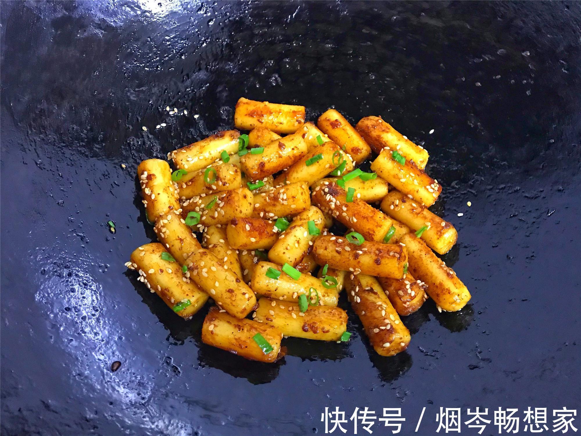 好吃|家常炒年糕，炒前多加一步，年糕软糯Q弹，入味好吃还不粘锅