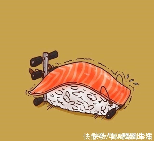 红烧肉|如此有趣可爱的美食插画,真的不得不佩服插画师的脑洞