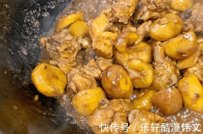 鲜嫩|板栗和鸡肉的完美结合,鲜嫩的板栗烧鸡,做法简单又下饭