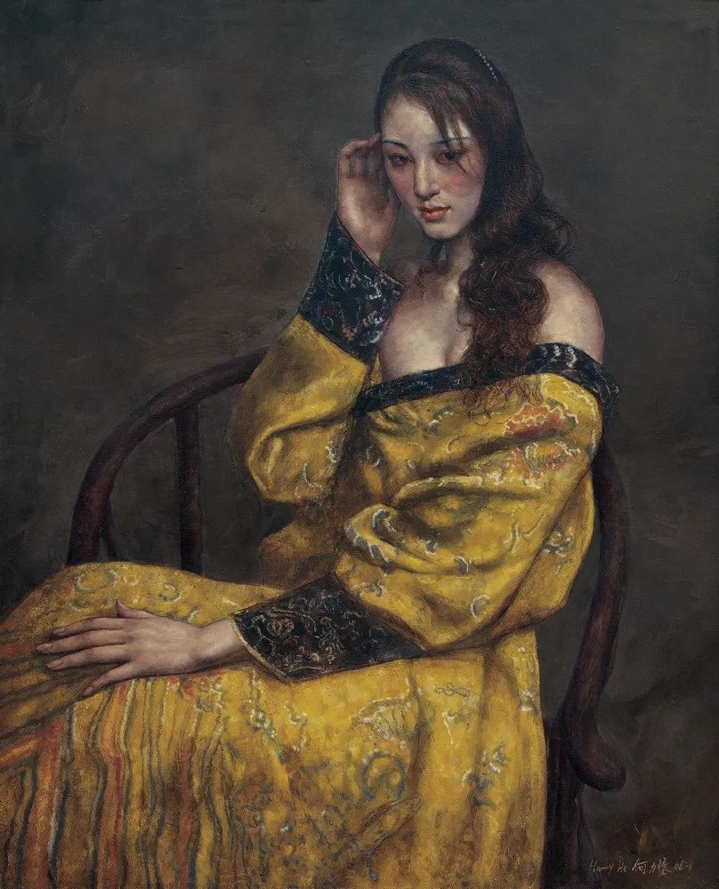 何立怀&他的作品给人一种优雅美丽、宁静升华的感觉