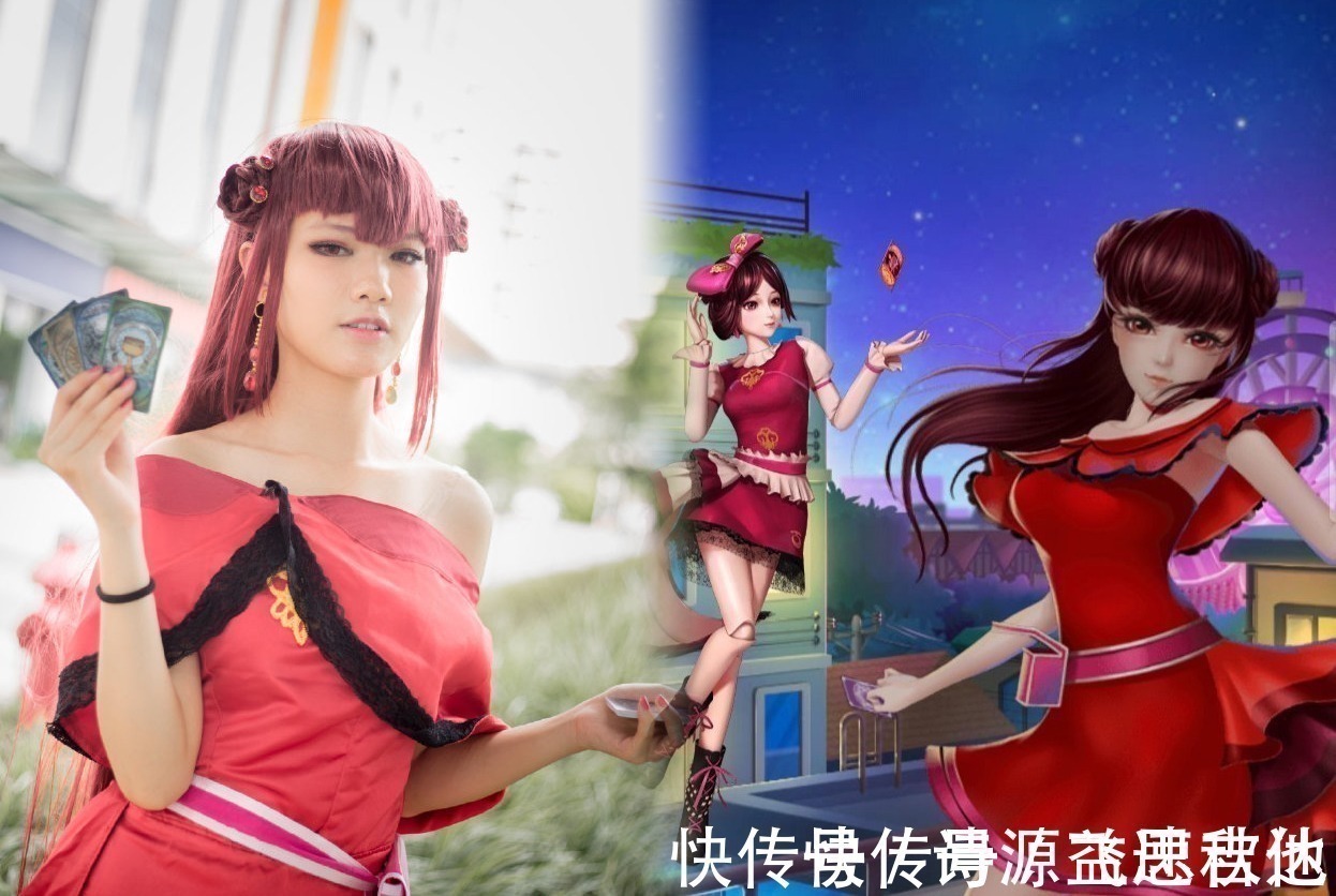 coser|叶罗丽跨越次元壁，真人版的叶罗丽，领略真人齐娜的独特魅力