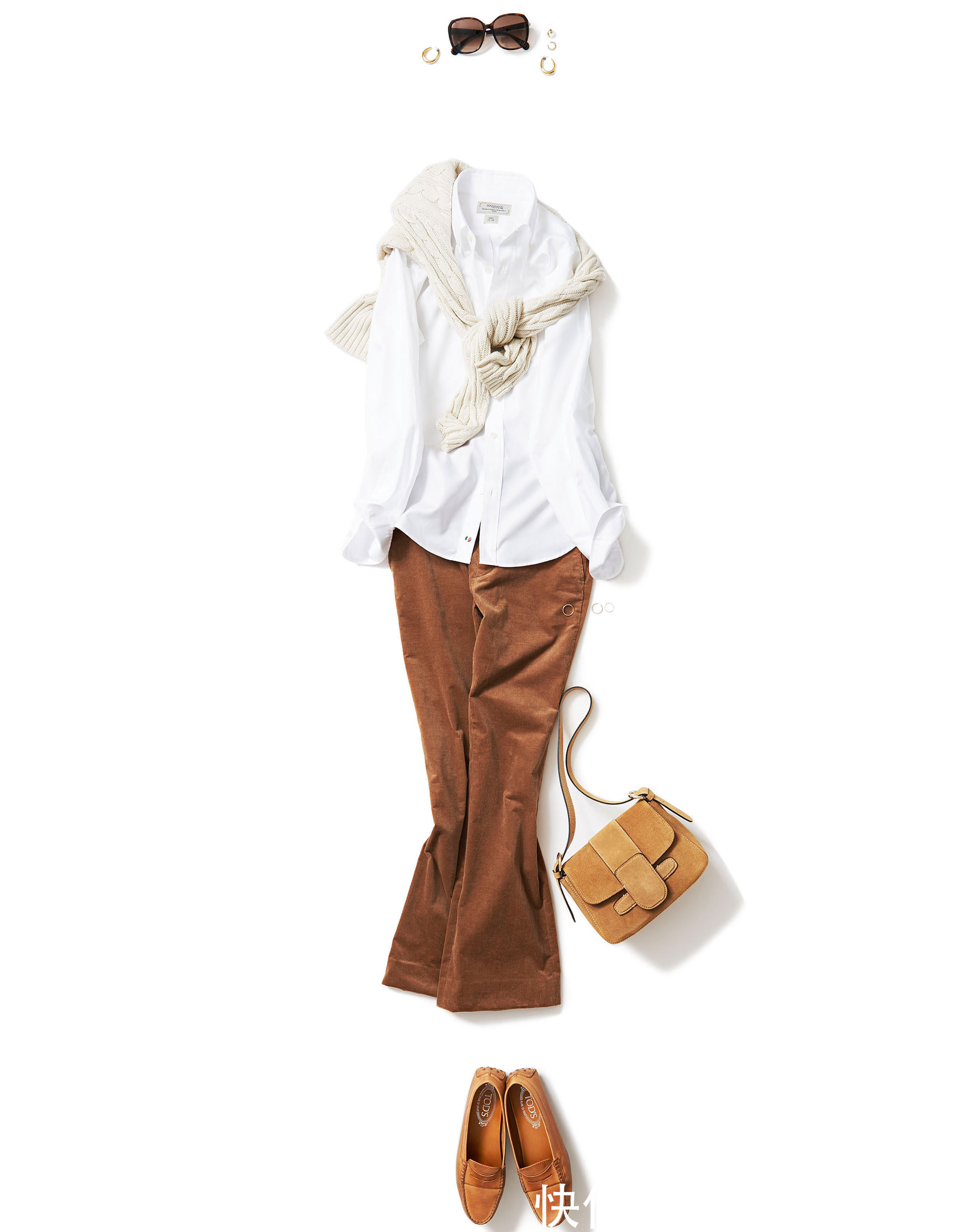 针织衫 春天穿衬衫时,请这样搭!4种高级“穿搭配色”方案,每套都完美