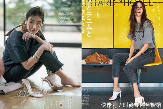 三点一线|T恤+牛仔裤,怎么搭会显得年轻些?取决于这些细节