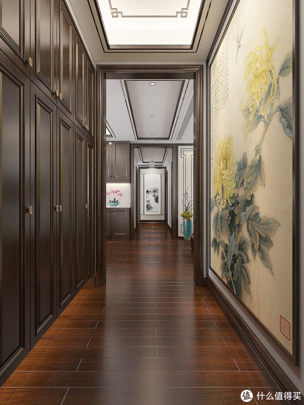 长沙|长沙夫妻130平米的新中式风格,客厅韵味十足,细节之处尽显品味