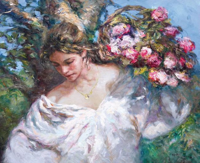 雷诺阿|独特的艺术天赋,他对色彩和纹理戏剧性的使用