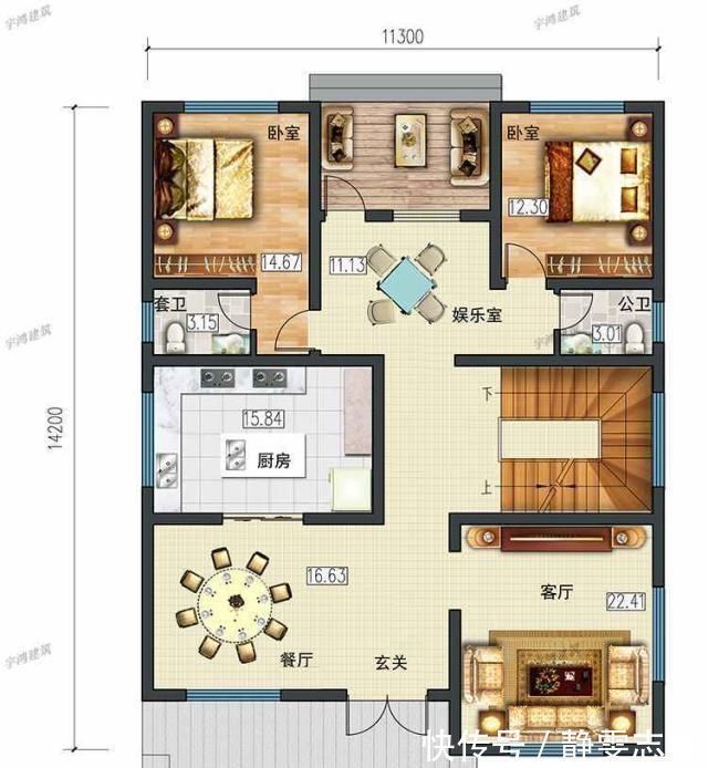 卫生间|3套美观实用四层农村别墅，人见人爱，网友们抢着要图纸