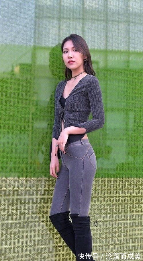 森女风 打底裤自带仙气,很简单素雅的搭配,简单美感!