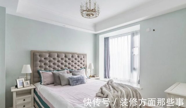 莫兰|120㎡轻奢美式风格装修,全屋莫兰迪色系给你一个温馨的家